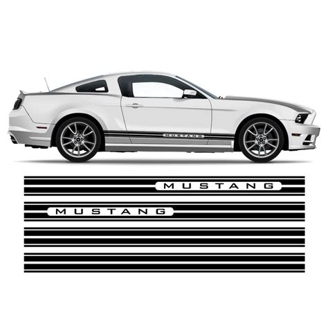 Mustang Drawing Side View