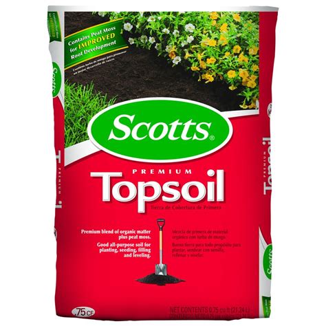 Scotts 0.75-cu ft Top Soil Lowes.com | Top soil, Amazing gardens, Soil