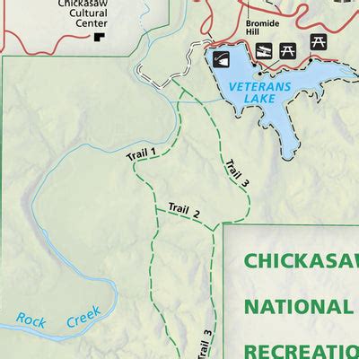 Chickasaw National Recreation Area map by US National Park Service - Avenza Maps | Avenza Maps