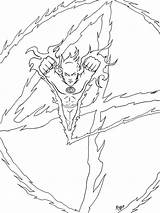 Coloring Page Johnny Storm / Human Torch Printable For Kids & Adults  sketch template