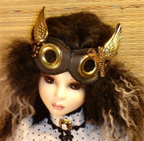 Can you make these human sized and give them to me? Steampunk Dolls, Steampunk Mask, Steampunk ...