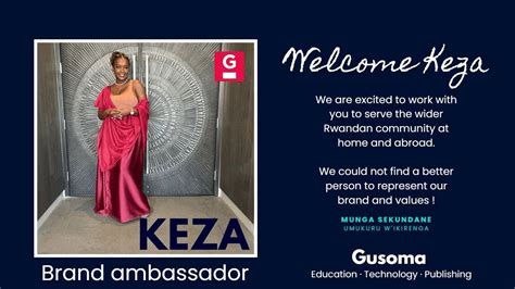 Brand Ambassador Announcement : KEZA Charity