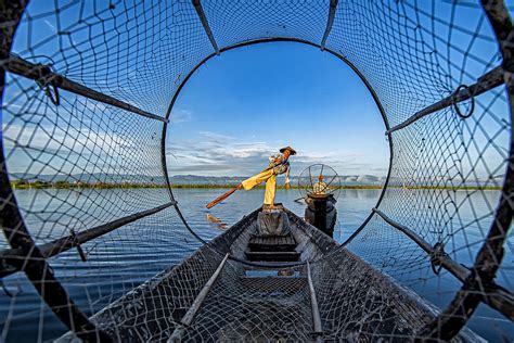 Inle Lake Fishermen, Myanmar Photograph by Aharon Golani - Fine Art America