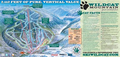 Wildcat Mountain Ski Resort Trail Map • Piste Map • Panoramic Mountain Map