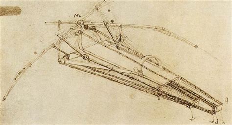 Design for a flying machine, c.1488 - Leonardo da Vinci - WikiArt.org