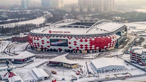 Otkritie Arena, Spartak Moscow. | Estadio de futbol, Estadios del mundo, Estadios