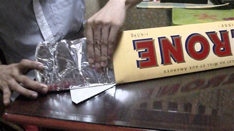 The Unboxing of the 4.5kg Giant Toblerone - YouTube