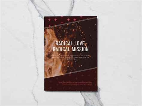 Radical Love Radical Mission Document Design on Behance