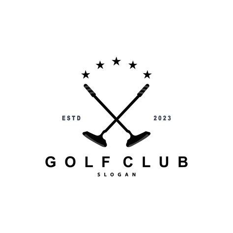 Golf Logo, Ball Game Sport Club Team Golf, Game Tournament Design ...