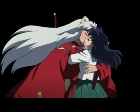 Inuyasha And Kagome Kiss images