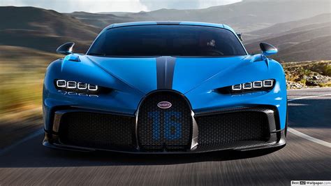 Blue Bugatti Wallpaper