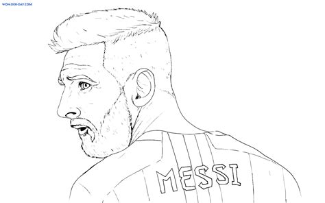 Coloring Pages For Messi