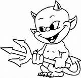 Printable Cute Devil coloring Page  Download Print Or Color Online sketch template