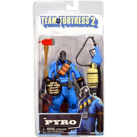 NECA Team Fortress 2 BLU Series 1 The Pyro Action Figure - Walmart.com - Walmart.com