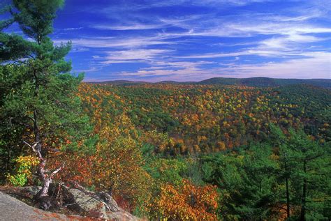 Litchfield Hills Foliage Photograph by John Burk