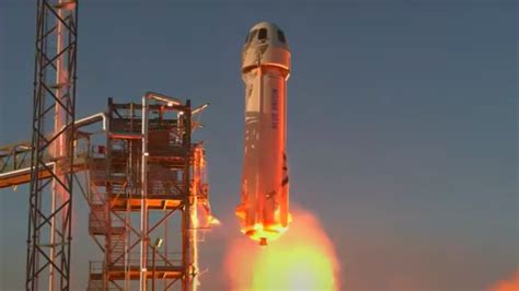 New Shepard: Jeff Bezos' rocket tests Nasa Moon landing techon October ...