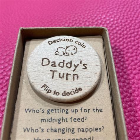 New Parent Decision Coin. Baby Shower Gifts. New Baby Gifts - Etsy UK