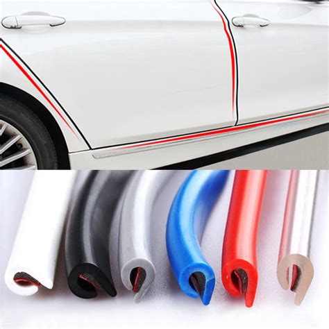 5M Car Door Strips Rubber Edge Protective Strips Side Doors Moldings ...