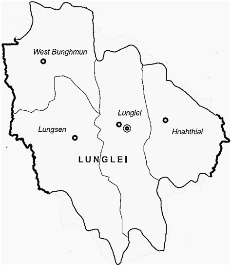 Lunglei District | Lunglei District Map