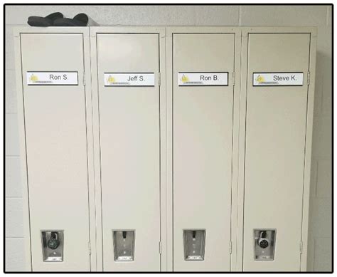 locker name plates, nameplate, name plates, name signs, Magnetic Locker ...