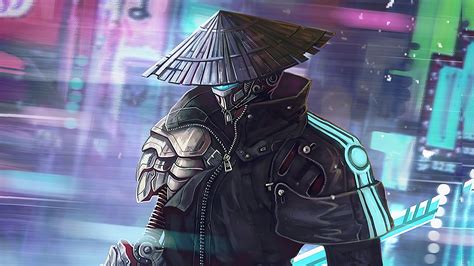 Cyberpunk Samurai 4k Wallpaper,HD Artist Wallpapers,4k Wallpapers,Images,Backgrounds,Photos and ...