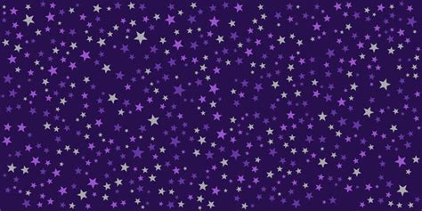 Purple Stars Background Wallpaper