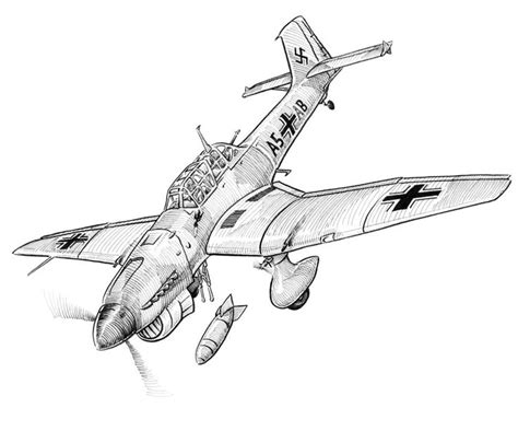 Airplane Pencil Drawing at GetDrawings | Free download