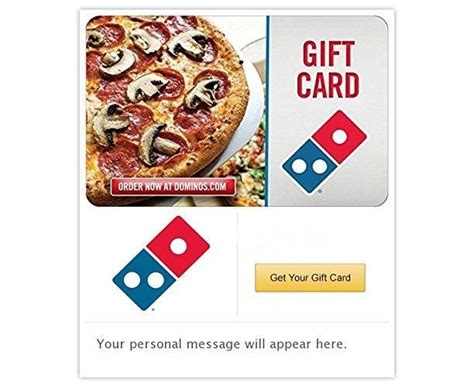 Dominos Pizza $25 Gift Card