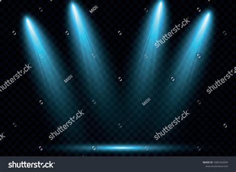 Vector Light Sources Concert Lighting Stage Stock Vector (Royalty Free ...