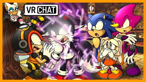 SONIC SEE'S TAILS GO DARK TAILS IN THE PARK! IN VR CHAT - YouTube