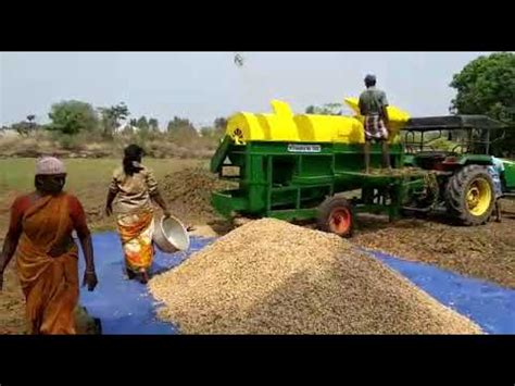 Groundnut Harvesting Machine - YouTube