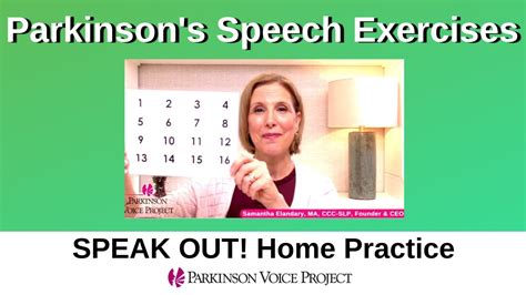 08/23/22 Parkinson's Speech Exercises - YouTube