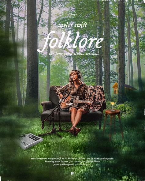 Taylor Swift Folklore Poster