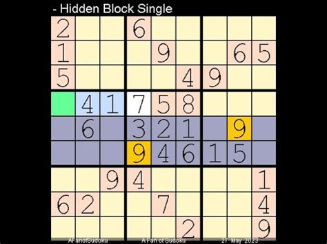 How to Solve Washington Post Sudoku Four Star 27 May, 2023 - YouTube