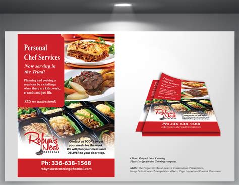 Flyer Design for Catering Company on Behance