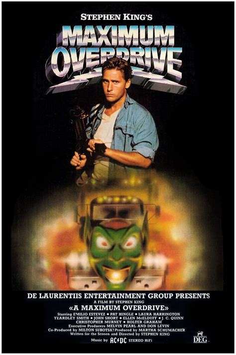 Maximum Overdrive - Emilio Estevez | Maximum overdrive, Classic horror ...