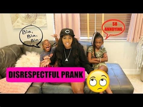 DISRESPECTFUL KIDS PRANK ON MOM