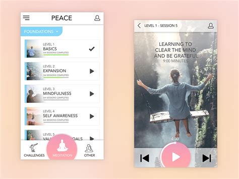 Meditation App Concept by Kosala Liyanage on Dribbble