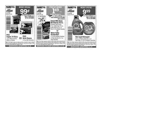 Printable Coupons - Price Chopper - Market 32