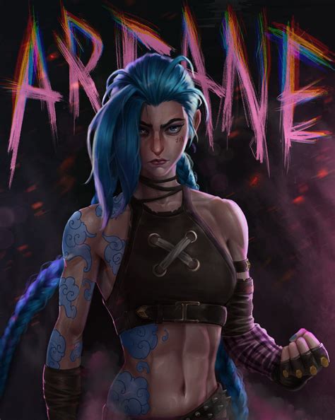 ArtStation - Arcane fanart, #jinx #arcane #jinxlol #jinxarcane #arcanefanart #artoflegend ...