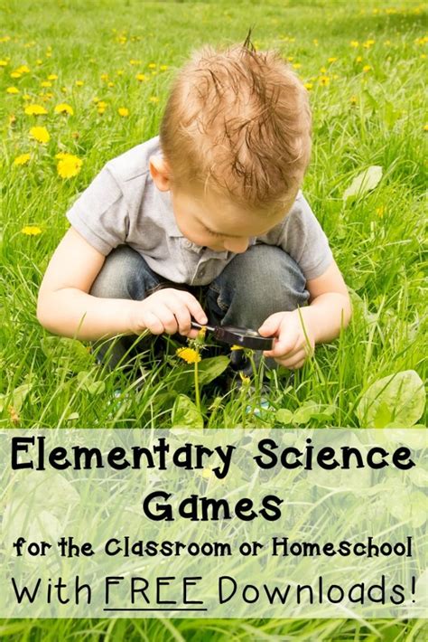 Elementary Science Games for the Classroom OR Homeschool - Hojo's