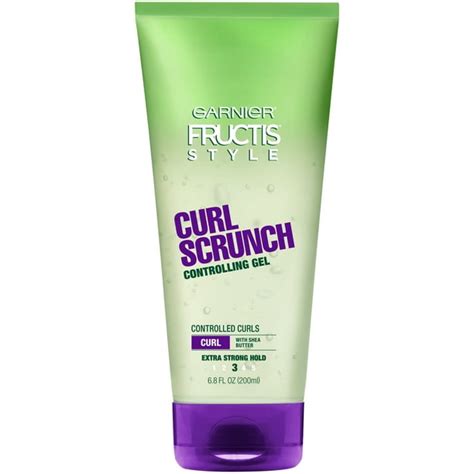 Garnier Fructis Style Curl Scrunch Controlling Gel, For Curly Hair, 6.8 fl. oz. - Walmart.com ...