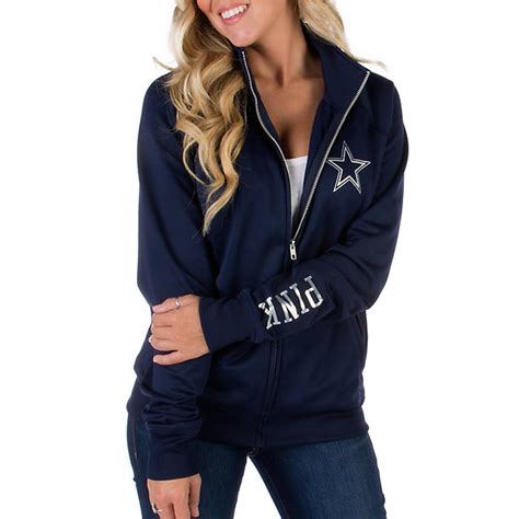 Dallas Cowboys PINK Track Jacket | Dallas Cowboys Pro Shop