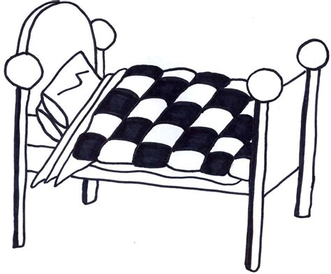 Making The Bed Clipart Black And White - ClipArt Best