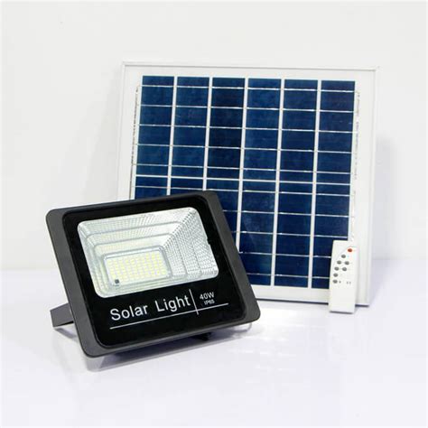 10w Solar Flood Light - Mic LED