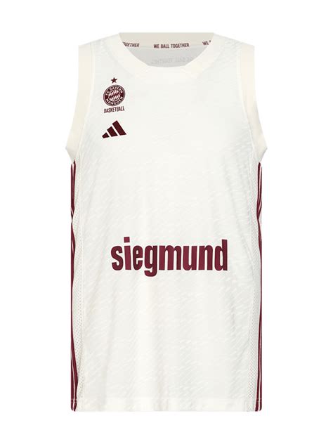 Men Basketball Authentic Away Jersey 23-24 white | Official FC Bayern ...