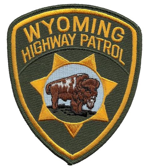 Wyoming Highway Patrol | Wyoming, State police, Police patches