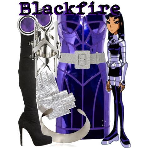 Sexy blackfire cosplay - hellgulu