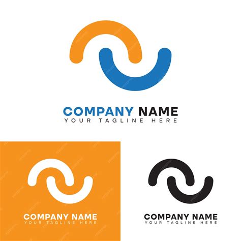 Premium Vector | Semi circle logo design template Logo sign for business