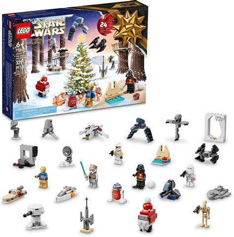 LEGO Star Wars 2022 Advent Calendar 75340 Building Toy Set for Kids ...